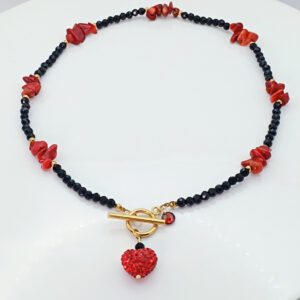 Naszyjnik Koralowe Love