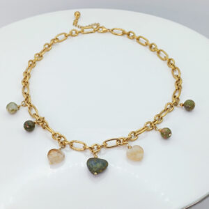 Choker Złoto Natury