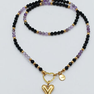 Naszyjnik Purpurowa Tarcza