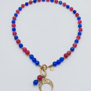 Naszyjnik Malinowy Zmierzch