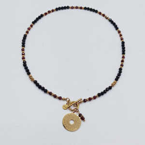 Naszyjnik Burgundowa Noc