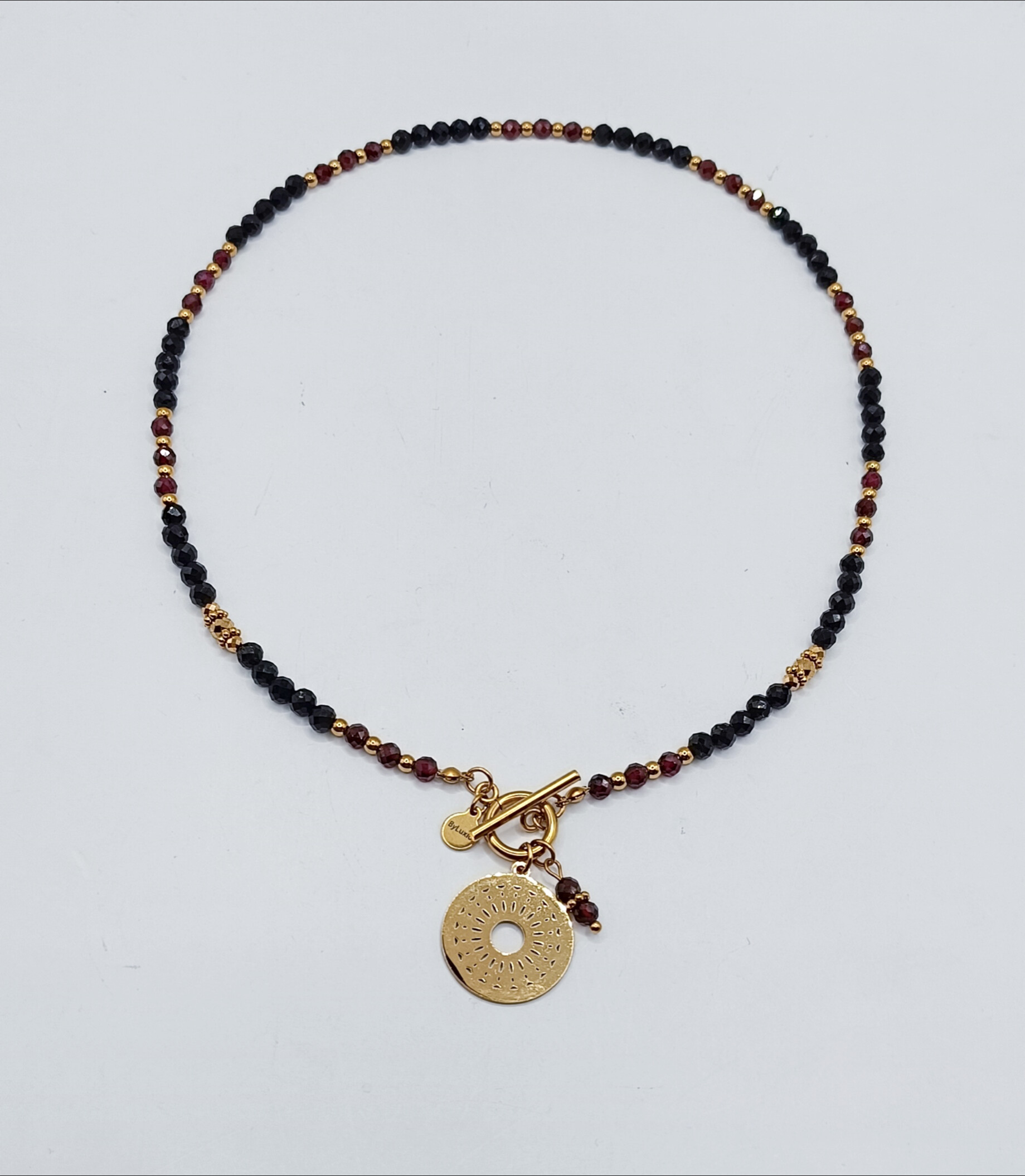 Naszyjnik Burgundowa Noc