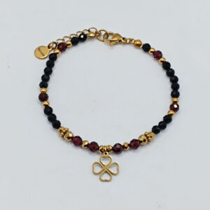 Bransoletka Burgundowa Noc