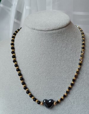 Choker Czarna  Mamba