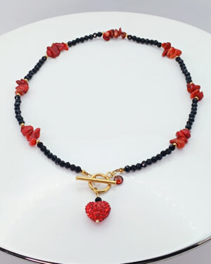 Naszyjnik Koralowe Love