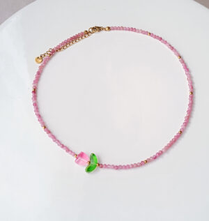 Naszyjnik Bloom Pink