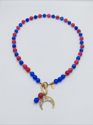 Naszyjnik Malinowy Zmierzch