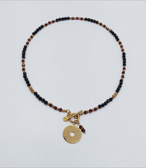 Naszyjnik Burgundowa Noc