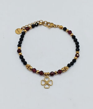 Bransoletka Burgundowa Noc