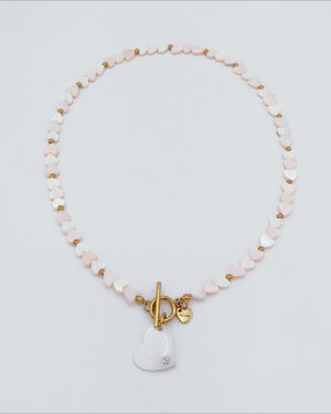 Naszyjnik Różowy Glow